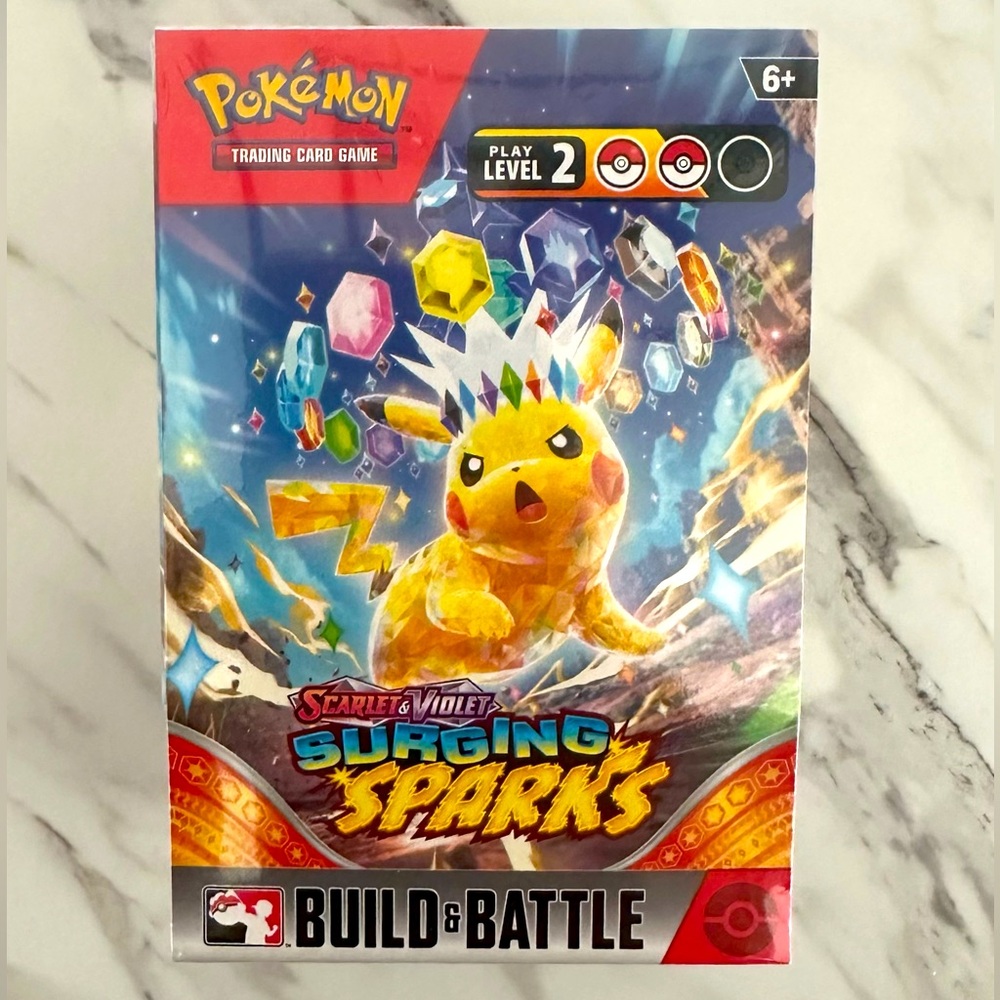 Pokemon Scarlet and Violet Surging Sparks Build and Battle Box [SV08] Sealed